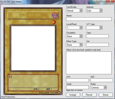 card maker yugioh|create your own yugioh card.